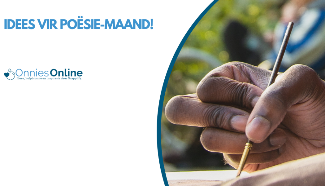 Idees vir Poësie-maand!