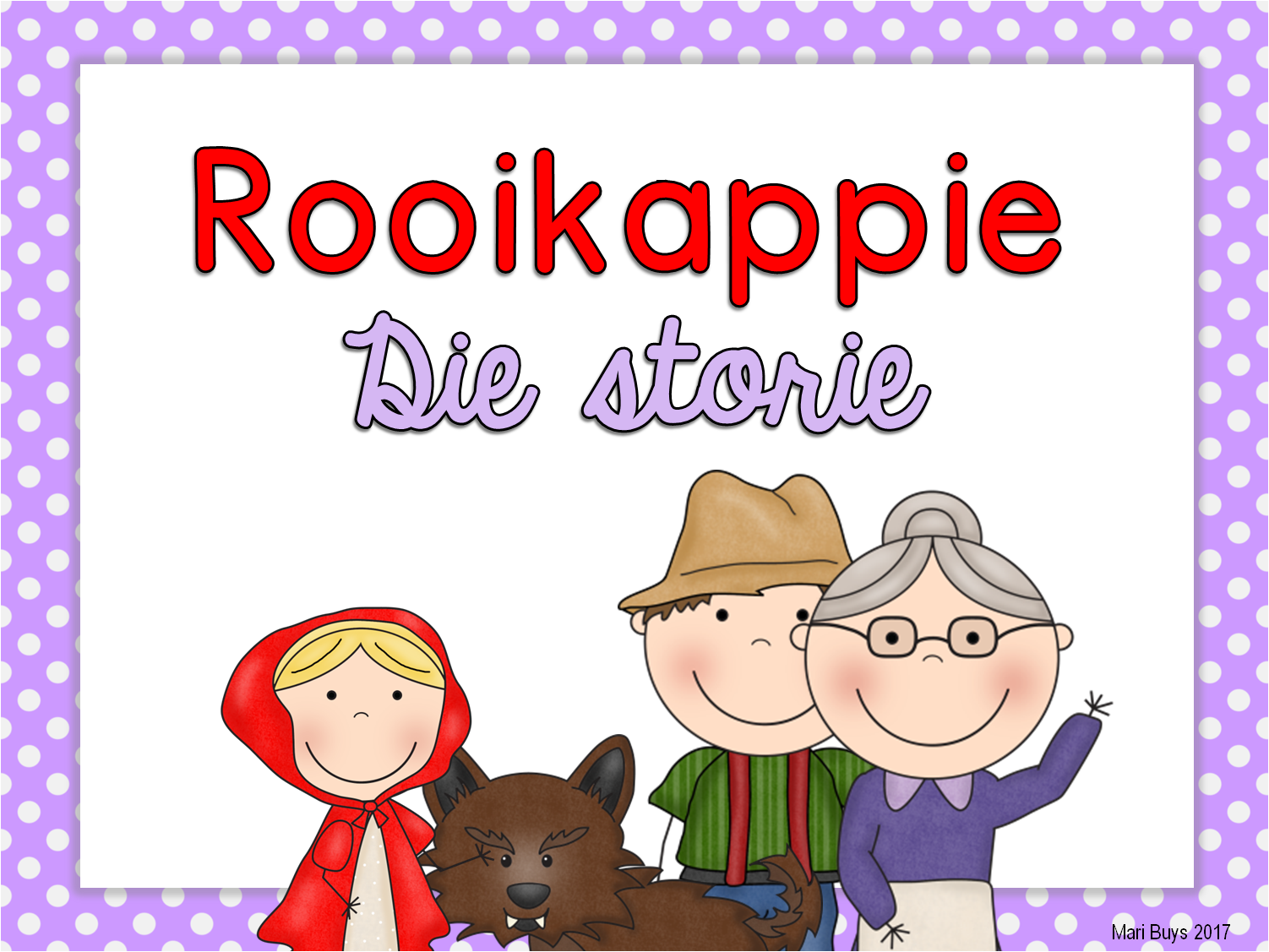 Rooikappie-storie-Voorblad